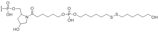 Unit Structure: 3'-Disulfide thiol-modifier